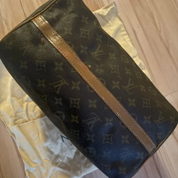Louis Vuitton Brown Monogram Speedy Bag 30 VINTAGE - Picture 7 of 14